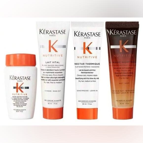 Nutritive Hair Care Set - White and Orange - Picture 3 of 10